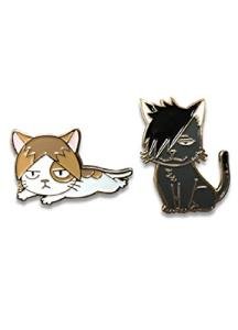 Haikyuu Kuroo and Kenma Pins Set of Two