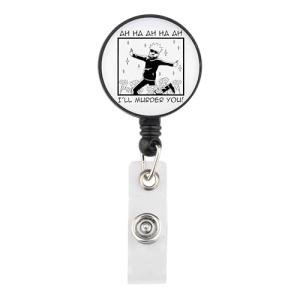 Lywjyb Birdgot Japanese Anime Badge Reel Anime Themed Gift Japanese Anime Manga Lover Merch (AH HA Badge)