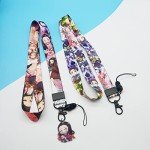 Kawaii Anime Card Holder with 2 Lanyards
