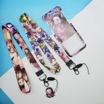 Kawaii Anime Card Holder with 2 Lanyards