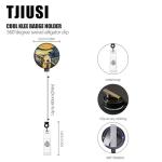 TJIUSI Anime Lanyard with Retractable Badge Reel and Cool Yellow ID Badge Holder(with Anime Style Keychain) 4PCS Set Swivel Clip Alligator Clip for Nurses Student Teacher Women Men