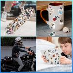 600pcs Classic Anime Vinyl Sticker Pack