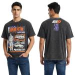 Ripple Junction Initial D Takumi Anime Car Mangazine Cover Men's Graphic T-Shirt Mineral Wash Black X-Large