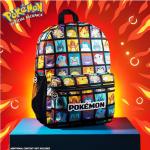 Pokemon Backpack for Kids Teens Pikachu Anime School Bag Daypack Backpacks for Daycare Sports School Supplies Gifts for Kids (Multi)