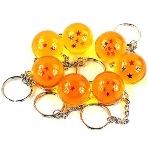 7 Dragon Ball Acrylic Keychain Collectibles