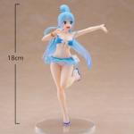 MABAIUDE Aqua Figure Statue, 18cm Swimsuit Version Aqua Figure 1/7 Scale Anime Figurine Model Desktop Car Dashboards Decoration Collectibles