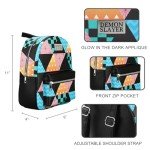 Demon Slayer Mini Backpack with Cool Patterns