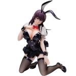 MABAIUDE Aina Bunny Figure Statue Model, 31cm Kneeling Pose Bunny Girl Figure 1:6 Scale Anime Figurine, PVC Handmade Desktop Display Decoration Collection Gift for Fans