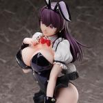 MABAIUDE Aina Bunny Figure Statue Model, 31cm Kneeling Pose Bunny Girl Figure 1:6 Scale Anime Figurine, PVC Handmade Desktop Display Decoration Collection Gift for Fans