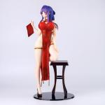Zatanend Ecchi Figure 1/4 Girl,Waifu Hentaii.Sexy Action Anime Girl Figure +18 Uncensored Collection Statue Gift Model Toy No Box (Purple-Haired Cheongsam Girl)