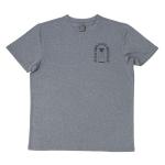 Demon Slayer Tanjiro Earring & Fox Mask Men's Athletic Heather Crew Neck Short Sleeve Performance Tee -XL