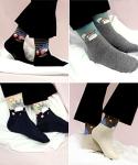 LIVEBEAR Women’s Cute Funny Novelty Casual Cotton Crew Socks - Popular Anime 2 (Made In Korea)