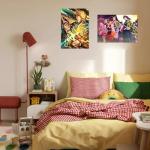 Babymiu Anime Wall Poster 8-Pack 11.5 x 16.5 INCH,Anime Gifts Merch Party Supplies Unframed Version HD Printing Poster for Room Club Wall Art Decor.