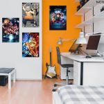 Babymiu Anime Wall Poster 8-Pack 11.5 x 16.5 INCH,Anime Gifts Merch Party Supplies Unframed Version HD Printing Poster for Room Club Wall Art Decor.