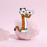 LUKGELYAM Cute Enamel Pins Cartoon Lapel Pin Brooch Badge for Backpack Jackets Funny Tiger Pins for Gift Anime Enamel Pin for Clothing Hat Decoration