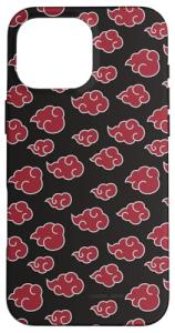 Naruto Shippuden Repeating Akatsuki Clouds Pattern Anime Case for iPhone 16 Pro Max