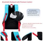 BLUWEI Boys Backpack Kids Bookbag TeensSchool Bag LuminousGame Large capacity bag(1Blue)