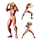 YLQANONG Annie Leonhart Figures Eren Jaeger Anime Figure Statue Movable Joints Interchangeable Parts Levi Titan Anime Action Figurine for Fans 16CM/6.3IN