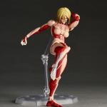 YLQANONG Annie Leonhart Figures Eren Jaeger Anime Figure Statue Movable Joints Interchangeable Parts Levi Titan Anime Action Figurine for Fans 16CM/6.3IN