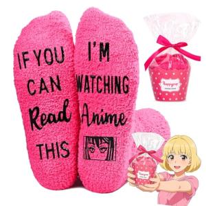 HAPPYPOP Anime Gifts for Women - Anime Lovers Socks for Fans Teen Girls, Japanese Themed Merch