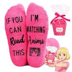 HAPPYPOP Anime Gifts for Women - Anime Lovers Socks for Fans Teen Girls, Japanese Themed Merch