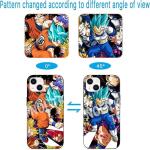 TNOLTK 3D iPh 16 Case Anime Motion Anime Phone Case Shockproof Soft TPU Anti-Scratch Non-Slip Japanese Manga Case for iPh 16 (DB2, 16 pro max)