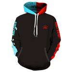 YUANTU Academia Hoodies Cosplay Costume Jacket Hoodies for Adult Unisex (US, Alpha, Small, Regular, Regular, black1)