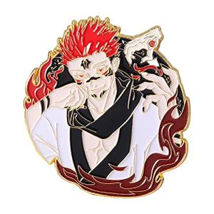 JJK Satoru Pins - Anime Figure Enamel Pins for Backpacks and Clothes - Funny Gifts for Anime Lovers (Sukuna)