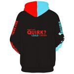 YUANTU Academia Hoodies Cosplay Costume Jacket Hoodies for Adult Unisex (US, Alpha, Small, Regular, Regular, black1)