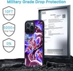 TNOLTK 3D iPh 16 pro max Case Anime Motion Anime Phone Case Shockproof Soft TPU Anti-Scratch Non-Slip Japanese Manga Case for iPh 16 pro max