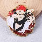 JJK Satoru Pins - Anime Figure Enamel Pins for Backpacks and Clothes - Funny Gifts for Anime Lovers (Sukuna)
