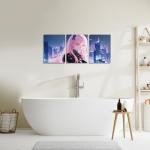 Erosebridal 3 Pcs Japanese Anime Canvas Wall Art, Anime Girl Picture Wall Decor Kawaii Japanese Style Painting Cartoon Japan Animation Artwork Posters For Home Decorations Wall Decor 12"X 16"
