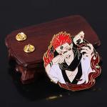 JJK Satoru Pins - Anime Figure Enamel Pins for Backpacks and Clothes - Funny Gifts for Anime Lovers (Sukuna)