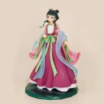 MABAIUDE Maomao Figure Anime Maomao Statue, 20cm Pink Hanfu Styling Mao Mao Figure People Collectibles Model Cartoon Figurine Desktop Decoration Gifts for Fans