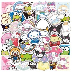 100PCS Kawaii Anime Stickers for All Ages