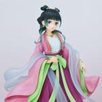 MABAIUDE Maomao Figure Anime Maomao Statue, 20cm Pink Hanfu Styling Mao Mao Figure People Collectibles Model Cartoon Figurine Desktop Decoration Gifts for Fans
