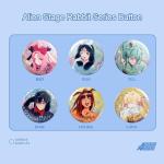 Alien Stage Rabbit Series Blind Box Holographic Button Pins, Officially Licensed Anime ALNST Collectible Merch for Ita Bags (Single Pack, Contains One Random Character)