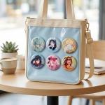 Alien Stage Rabbit Series Blind Box Holographic Button Pins, Officially Licensed Anime ALNST Collectible Merch for Ita Bags (Single Pack, Contains One Random Character)