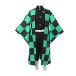 CR ROLECOS Tanjirou Kamado Cosplay Costume for Tanjiro Cosplay Kimono Outfit Uniform Suit Halloween XL