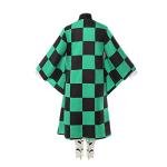CR ROLECOS Tanjirou Kamado Cosplay Costume for Tanjiro Cosplay Kimono Outfit Uniform Suit Halloween XL
