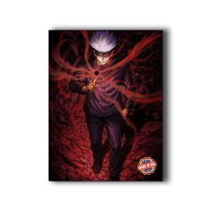 Jujjutsu Kaiisen Canvas Wall Art Decor by BCB Print | HD Printed & Wooden Framed Wall Art | Modern Wall Decor for Bedroom, Living Room, Office, Kids Room | Made in USA | 12"x16" Set of 1