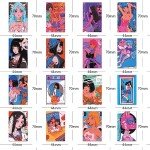 50Pcs Japanese Anime Girls Vinyl Sticker Pack