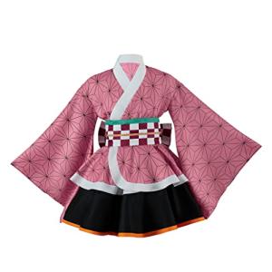 1791's lady Kamado Tanjirou Cosplay Rengoku Costume Inosuke Hashibira Kimono for Halloween Party Cosplay Outfits (Kamado Nezuko, M)