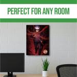 Jujjutsu Kaiisen Canvas Wall Art Decor by BCB Print | HD Printed & Wooden Framed Wall Art | Modern Wall Decor for Bedroom, Living Room, Office, Kids Room | Made in USA | 12"x16" Set of 1