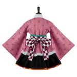 1791's lady Kamado Tanjirou Cosplay Rengoku Costume Inosuke Hashibira Kimono for Halloween Party Cosplay Outfits (Kamado Nezuko, M)