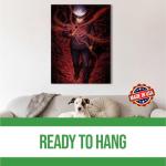 Jujjutsu Kaiisen Canvas Wall Art Decor by BCB Print | HD Printed & Wooden Framed Wall Art | Modern Wall Decor for Bedroom, Living Room, Office, Kids Room | Made in USA | 12"x16" Set of 1