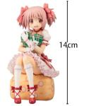 YLQANONG KanameMadoka Figures Anime Akemi Homura Kaname Madoka Figure Statues PVC Material Anime Action Figurine 5.5IN