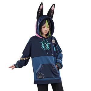 Tighnari Anime 3D Print Zip Hoodie Jacket