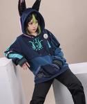 Tighnari Anime 3D Print Zip Hoodie Jacket
