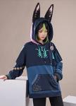 Tighnari Anime 3D Print Zip Hoodie Jacket